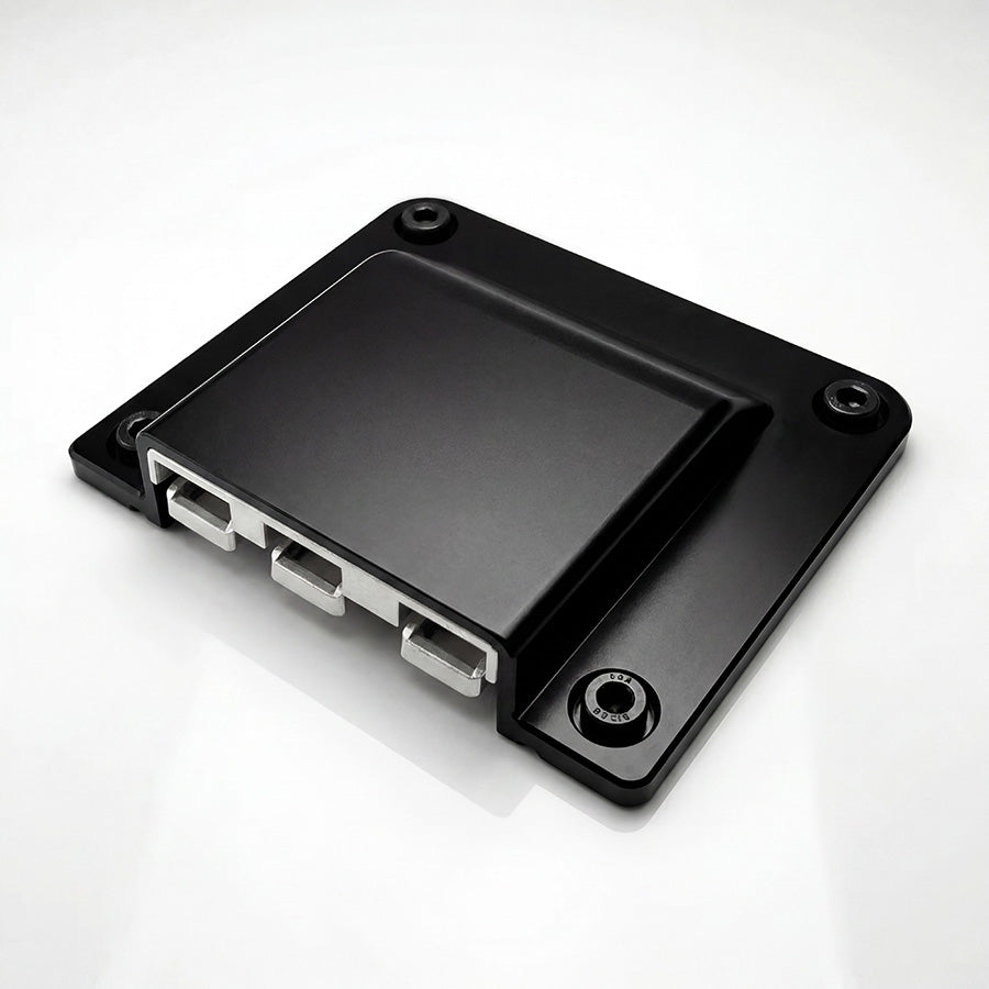 Black Billet Cover 3-Way 50A Anderson Connector