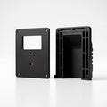 Black nylon Anderson plug mounting plate and holder