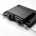 Black double Anderson connector nylon dust covers