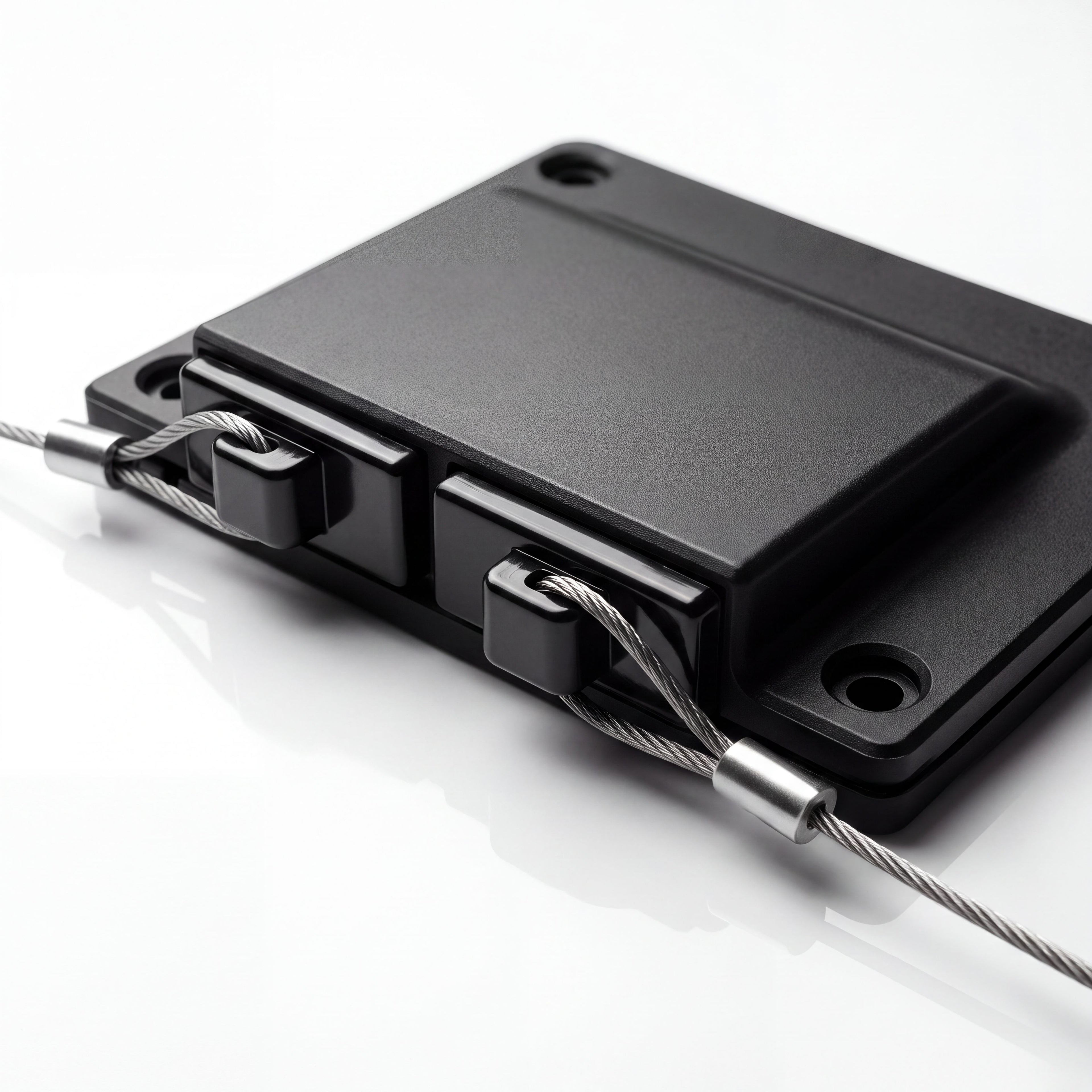 Black double Anderson connector nylon dust covers