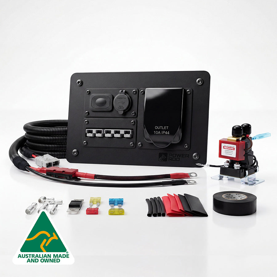 Ford Ranger 230V power panel full kit with REDARC smart battery isolator