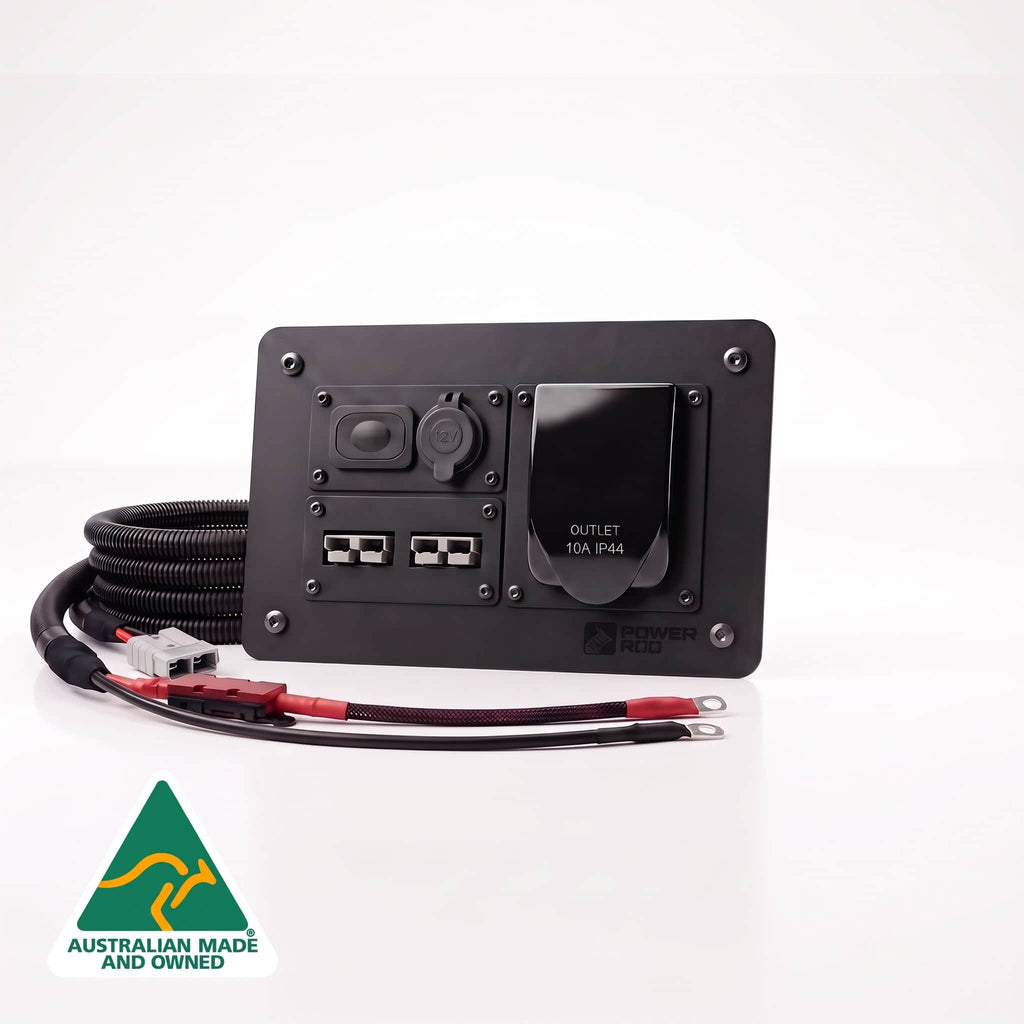 Ford Ranger 230V power panel with 7m 6B&S wiring install kit