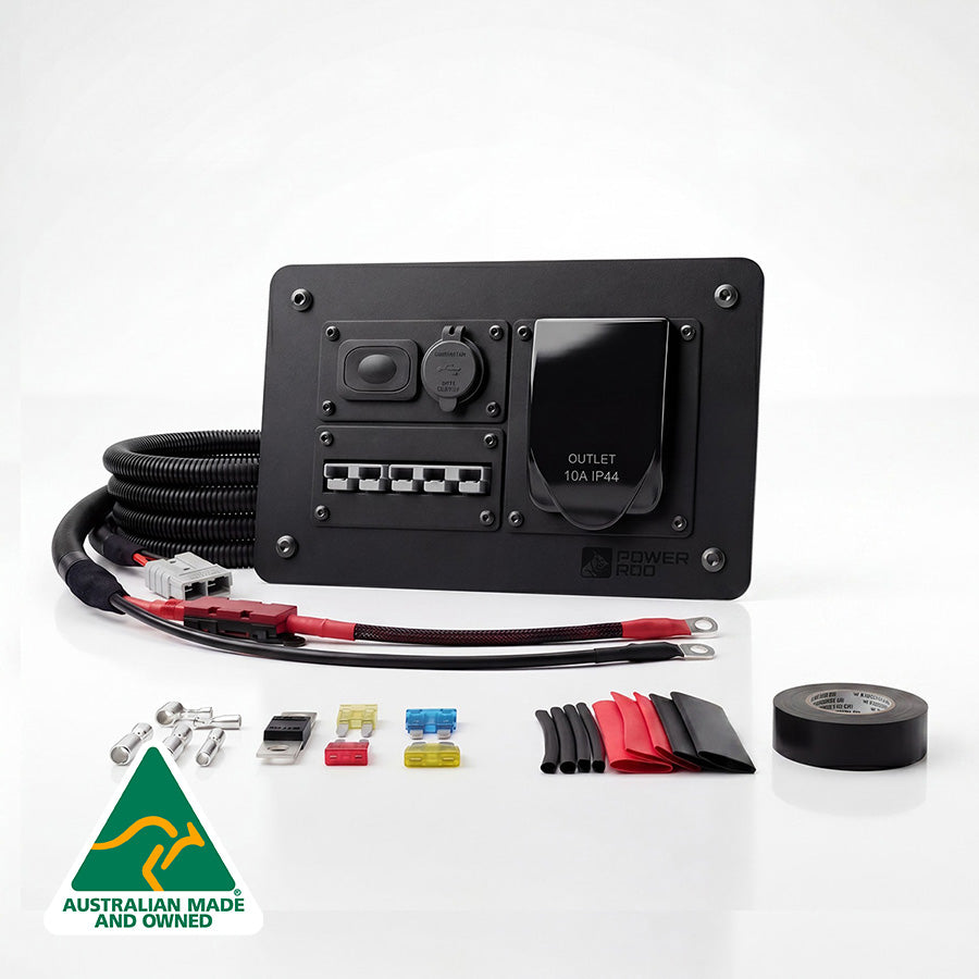 Ford Ranger 230V power panel with 7m 6B&S wiring install kit
