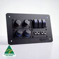 PowerRoo standard power panel pre-wired for the Ford Ranger in powder-coated steel